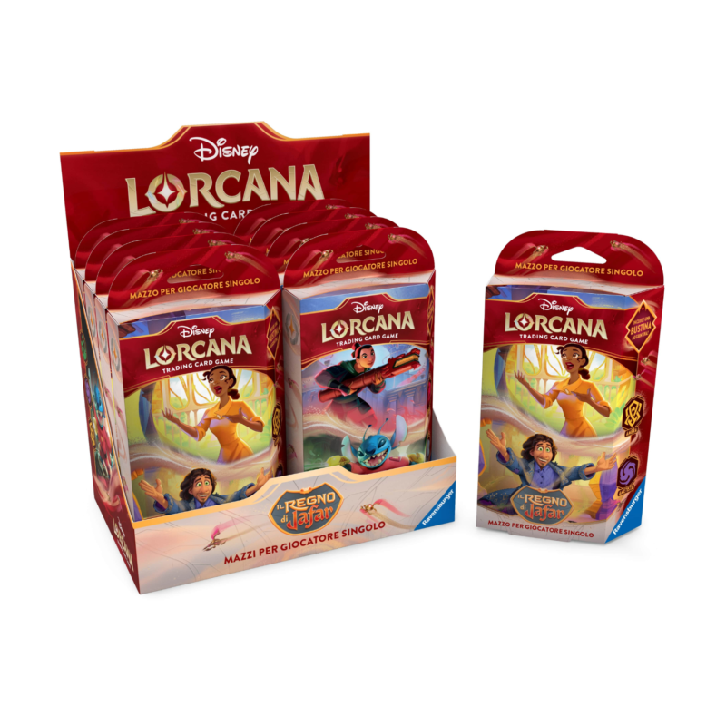 Disney Lorcana - Il Regno Di Jafar Box 8 Starter Deck (IT)