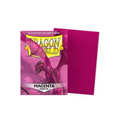 Dragon Shield Sleeves Standard Size Magenta - Matte (100)
