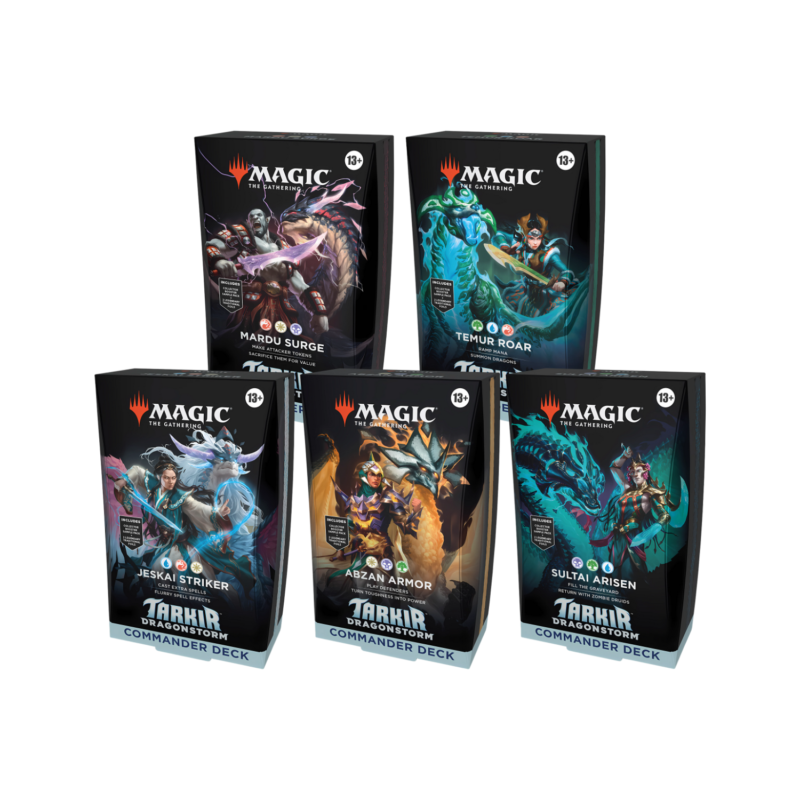 Magic Tarkir Dragonstorm - Box Commander Deck 5 Mazzi (ENG)