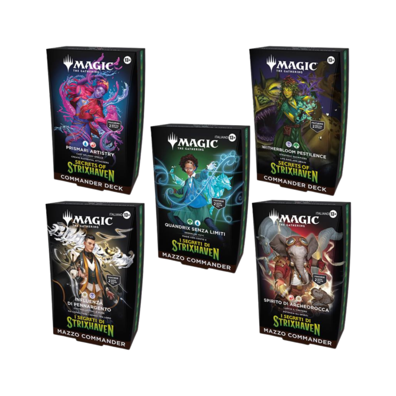 Magic: The Gathering - Secrets of Strixhaven Commander Deck 5pz (IT)