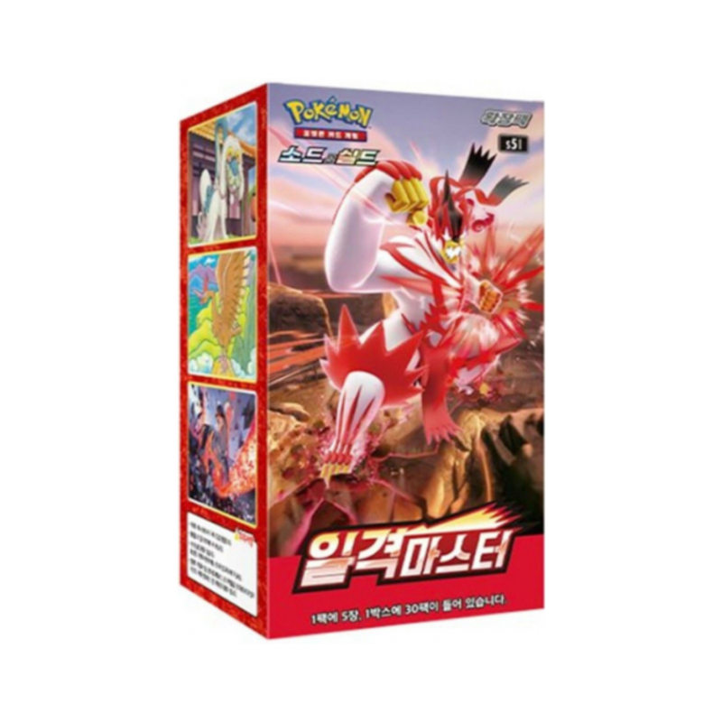 Pokémon - Single Strike Box 30 Buste (KR)