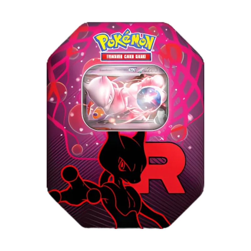 Pokémon - Mewtwo ex - Tin da Collezione Team Rocket (IT)