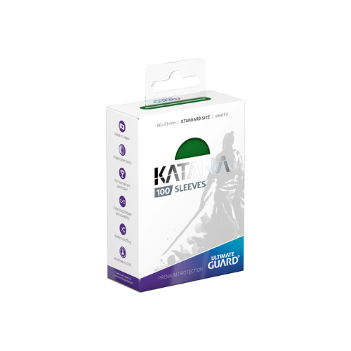 Ultimate Guard Katana Sleeves Standard Size GREEN (100)