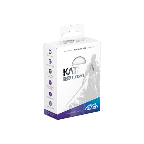 Ultimate Guard Katana Sleeves Standard Size WHITE (100)