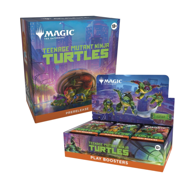 Magic Teenage Mutant Ninja Turtles 15x Prerelease Pack Kit + Booster Box 30 Buste (ITA)