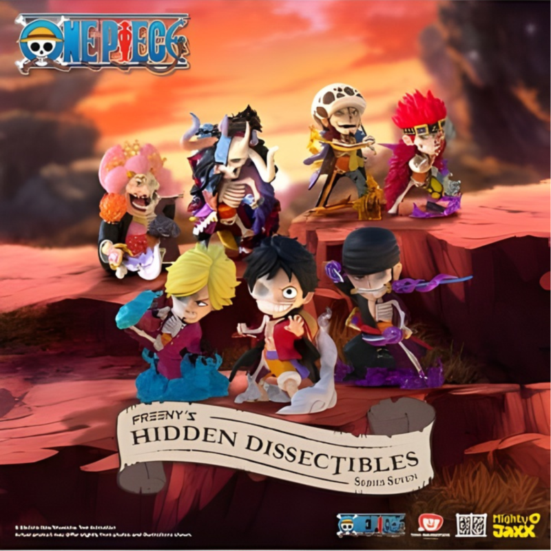 One Piece: Freeny's Hidden Dissectibles Wano 4 inch Vinyl Figure Blind Box Display (6pcs)