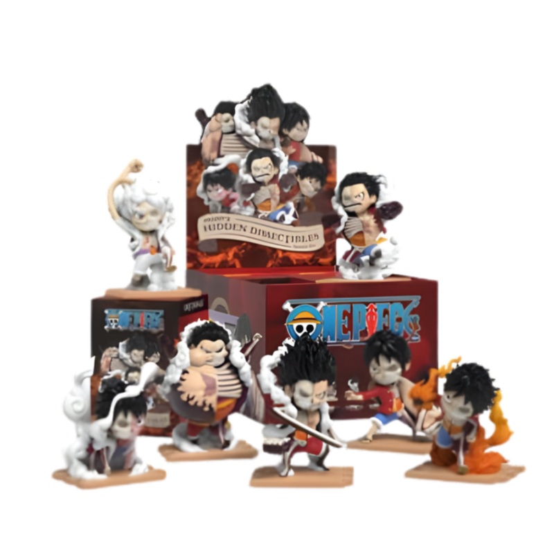 One Piece Blind Box Hidden Dissectibles Series 6 (Luffy Gear's) Display (6pcs)