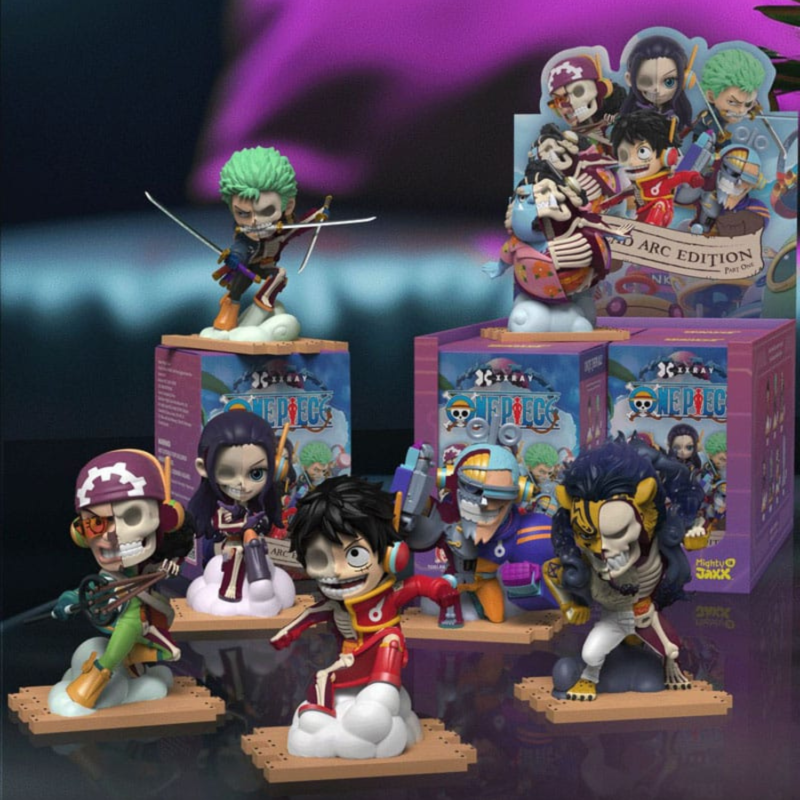One Piece XXRAY 4 inch Vinyl Figure Egghead Arc Series Part 1 Blind Box Display (6pcs)