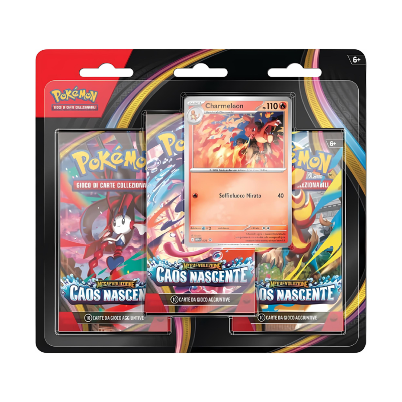Pokémon - Caos Nascente Blister 3 Buste (ITA)
