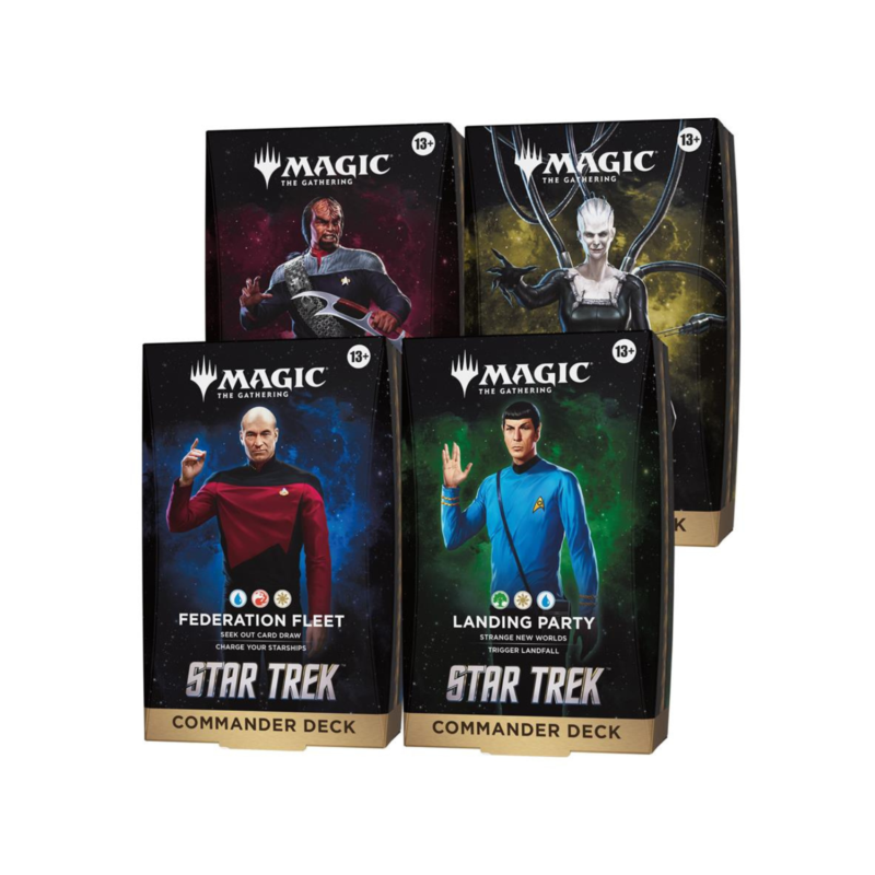 Magic: The Gathering - Star Trek Commander Deck (4pcs) (ITA)